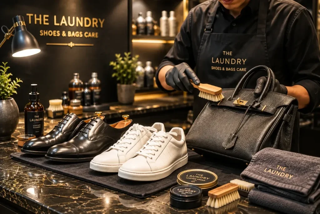 Shoe and bag cleaning